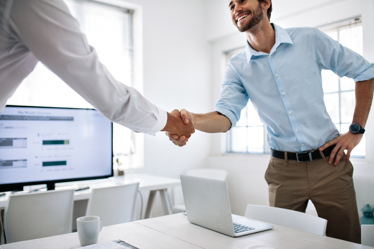 Businessmen Shaking Hands